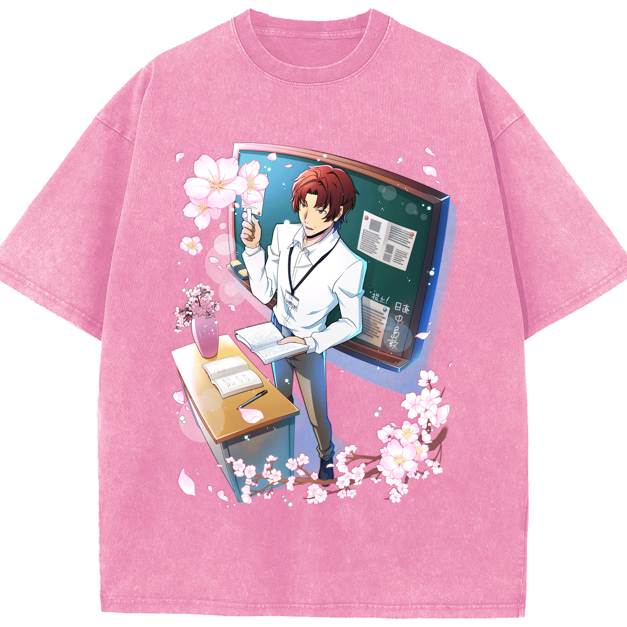 （画像用） 文豪ストレイドッグス Bungo Stray Dogs 綿100% ヴィンテージ風 半袖Tシャツ（フロントプリント）